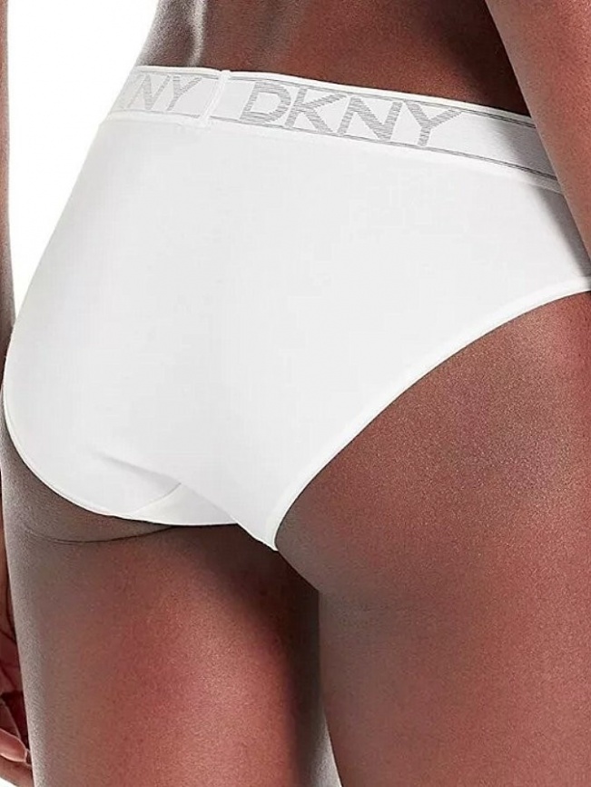 Женские трусы-слипы DKNY Table Tops Cotton (Белый) фото 2
