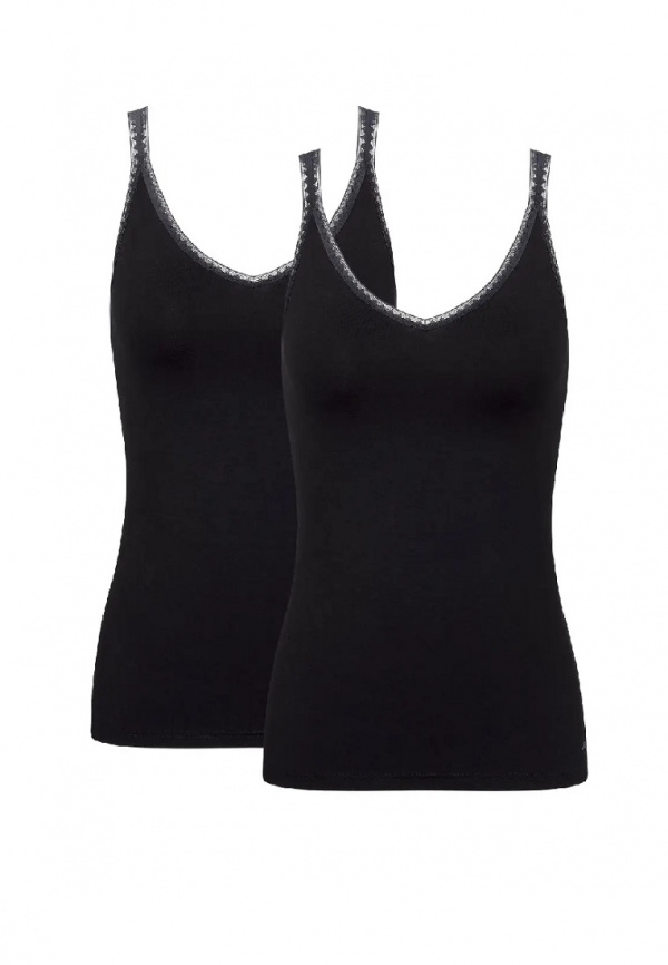 Комплект женских маек SLOGGI GO Shirt (2шт) (Черный) фото 3
