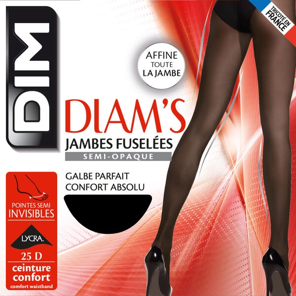 Колготки DIM Diam’s Jambes Fusel?es 25 (Черный) фото 4