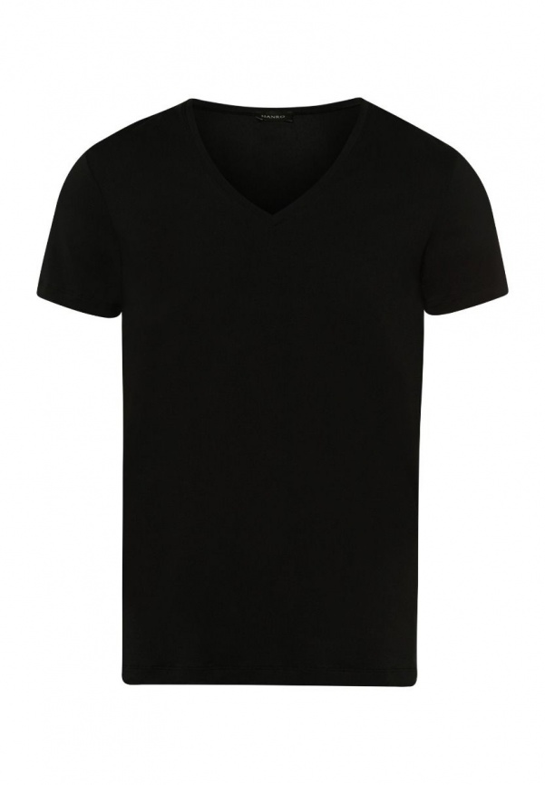 Мужская футболка HANRO Cotton Superior (Черный) фото 1