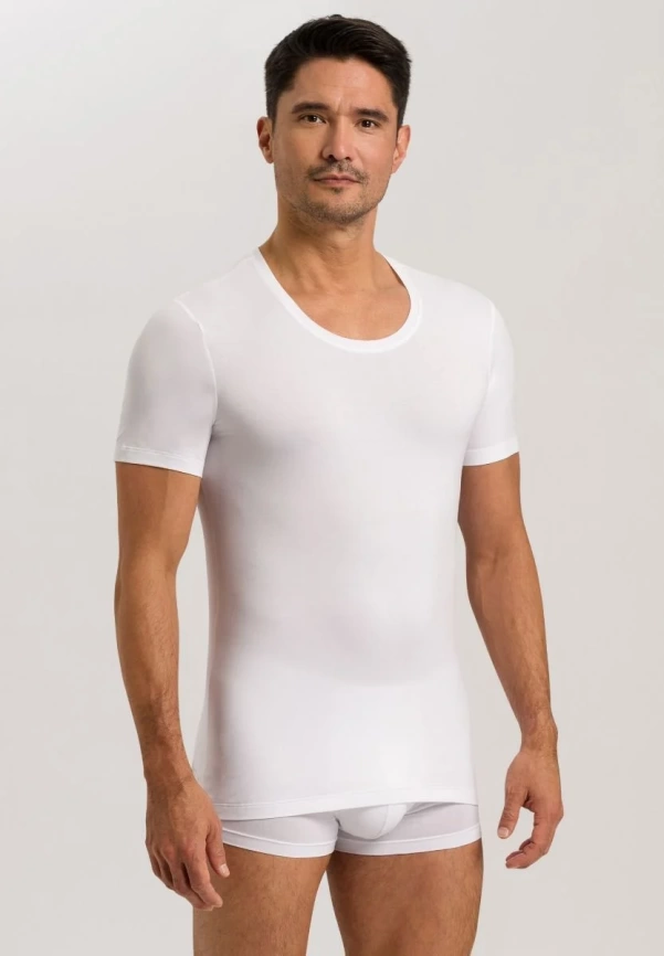 Мужская футболка HANRO Cotton Superior (Белый) фото 1