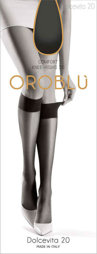 Женские гольфы OROBLU Dolcevita 20 (Sable) фото 4