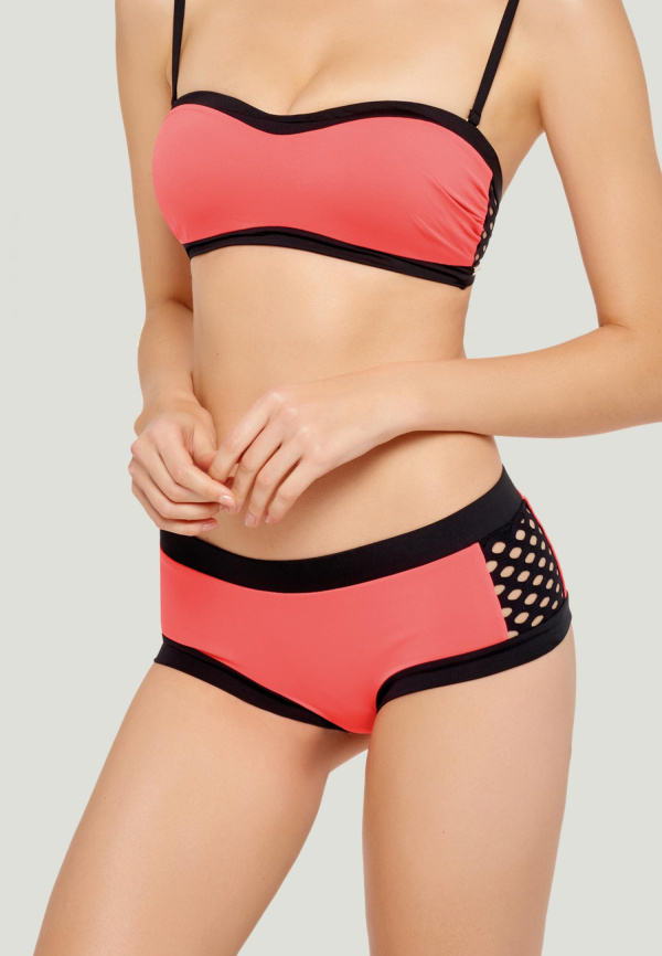 Женские плавки-слипы MARC AND ANDRE Sport Collection (Черный, Оранжевый) фото 1