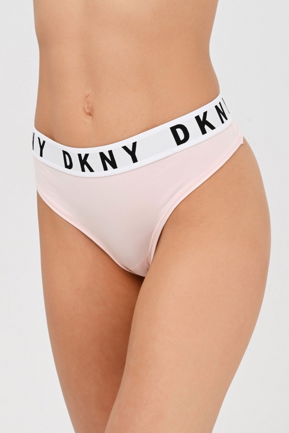 Женские трусы-стринги DKNY Cozy Boyfriend (Розовый) фото 1