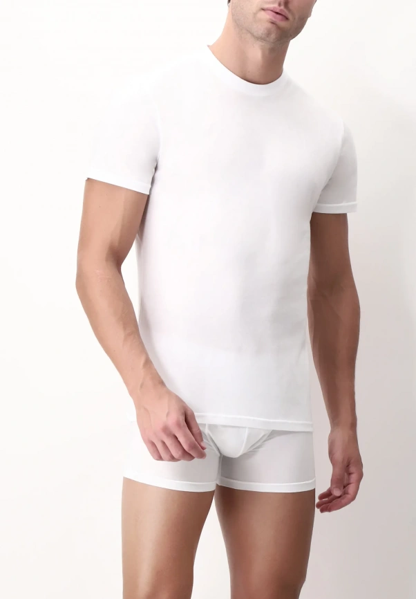 Мужская футболка PEROFIL Cotone Pima (Белый) фото 1
