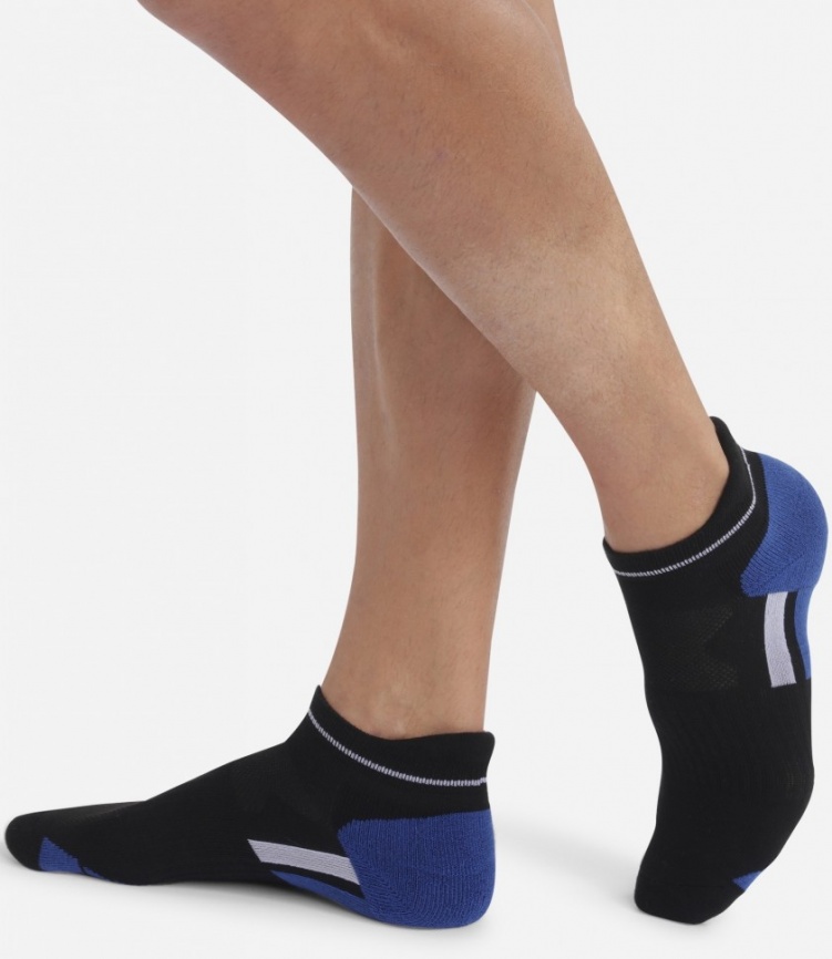 Комплект мужских носков DIM X-Temp Sport (2 пары) (Черный/Синий) фото 1