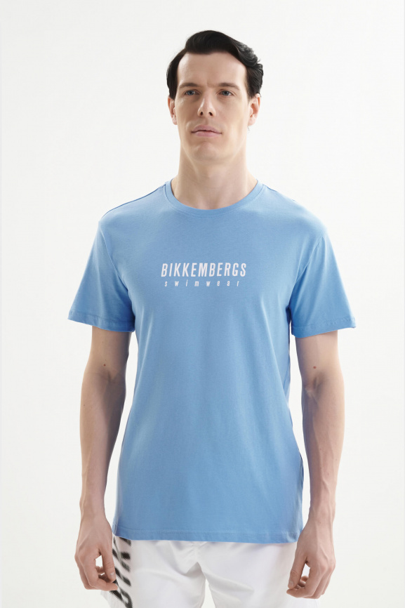 Мужская футболка BIKKEMBERGS Iconic (Голубой) фото 1