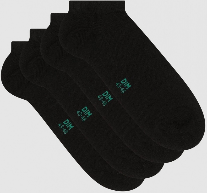Комплект мужских носков DIM Green Bio Ecosmart (2 пары) (Черный) фото 2