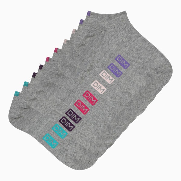 Комплект женских носков DIM EcoDim (5 пар) (Серый) фото 2