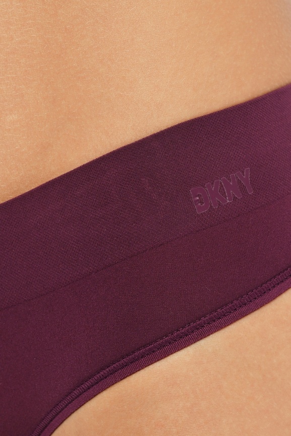 Женские трусы-стринги DKNY Seamless Litewear (Бордовый) фото 4