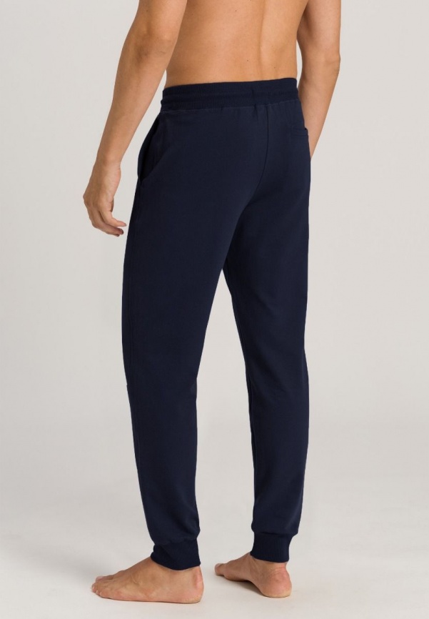 Домашние мужские брюки HANRO Leisure (Темный-Синий) фото 3