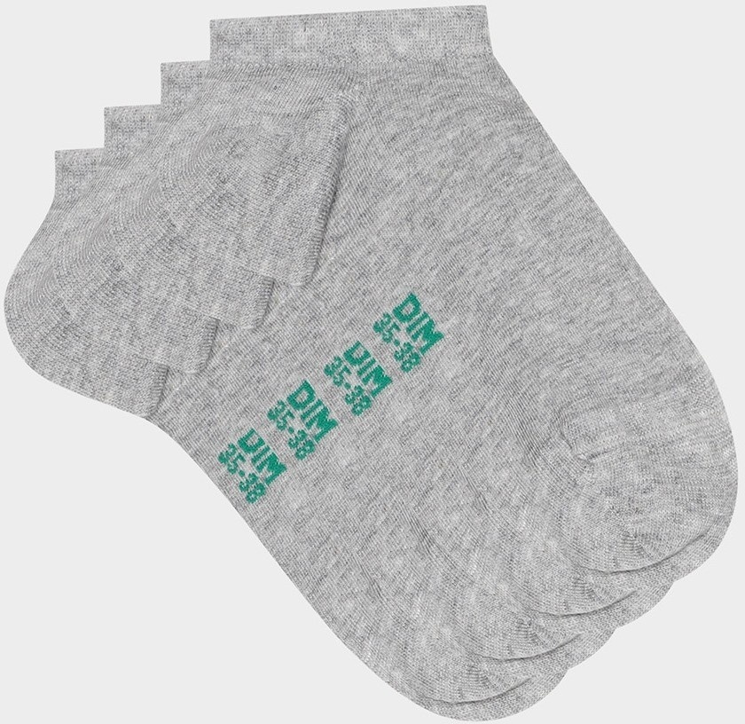 Комплект женских носков DIM Green (2 пары) (Серый) фото 2