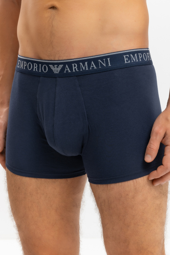 Комплект мужских трусов-боксеров EMPORIO ARMANI (2шт) (Marine/Olive 75836) фото 1