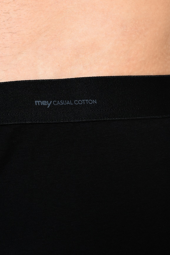 Мужские трусы-боксеры MEY Casual Cotton (Черный) фото 3