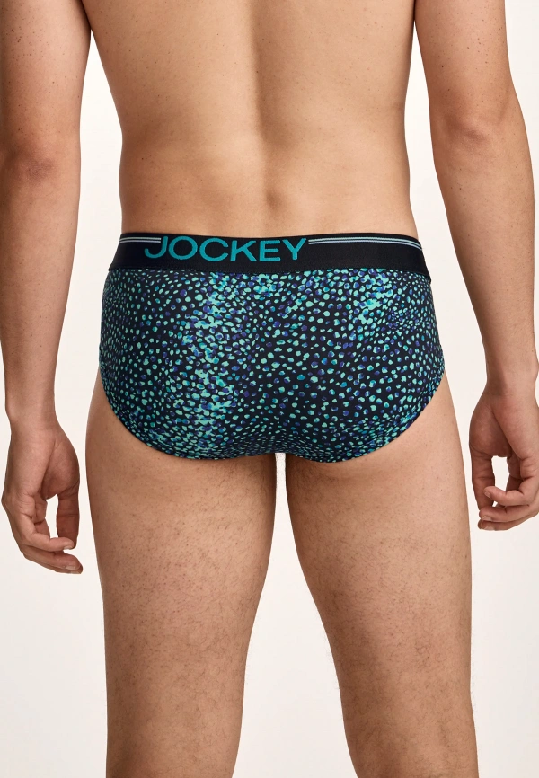 Комплект мужских трусов-слипов JOCKEY Cotton Stretch Comfort (3шт) (Зеленый) фото 3
